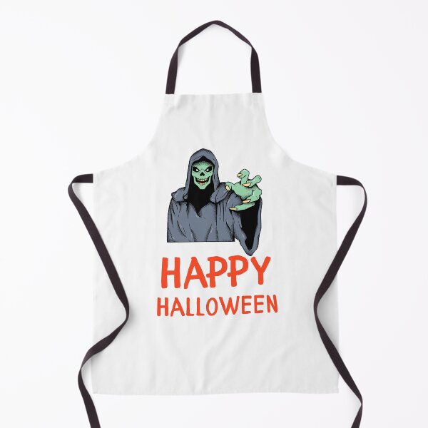 Item preview, Happy Halloween Pastel Detailed Lined Bold Spooky Grim Reaper Design designed and sold by WBP Mart.