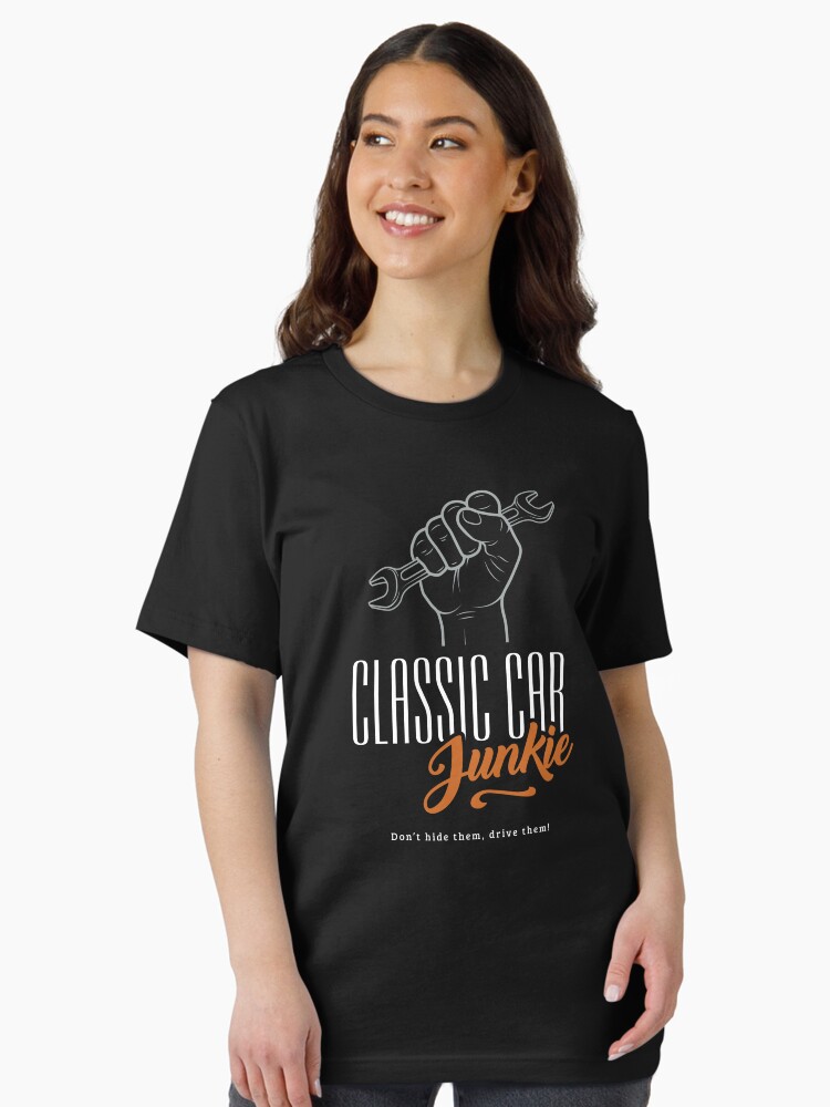 Thumbnail 2 of 7, Essential T-Shirt, Classic Car Junkie - Car Mechanic Garage Tools spanner designed and sold by Joemungus.