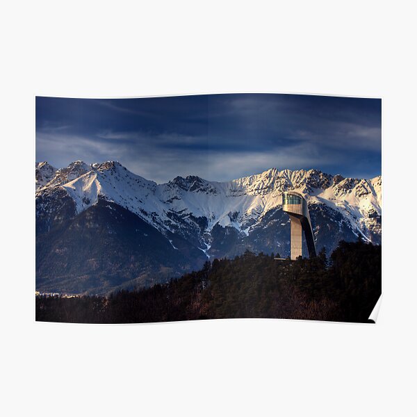 Mountain Architecture Poster