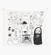 Spirit Away Characters Wall Tapestry