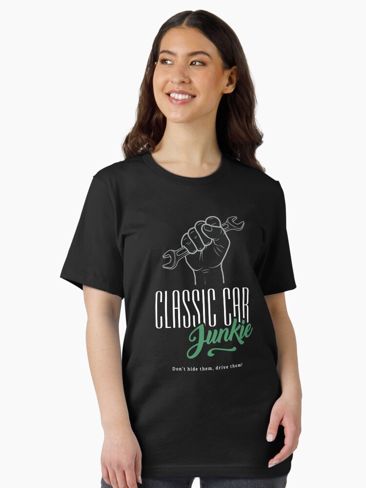 Thumbnail 2 of 7, Essential T-Shirt, Classic Car Junkie - Car Mechanic Garage Tools spanner designed and sold by Joemungus.