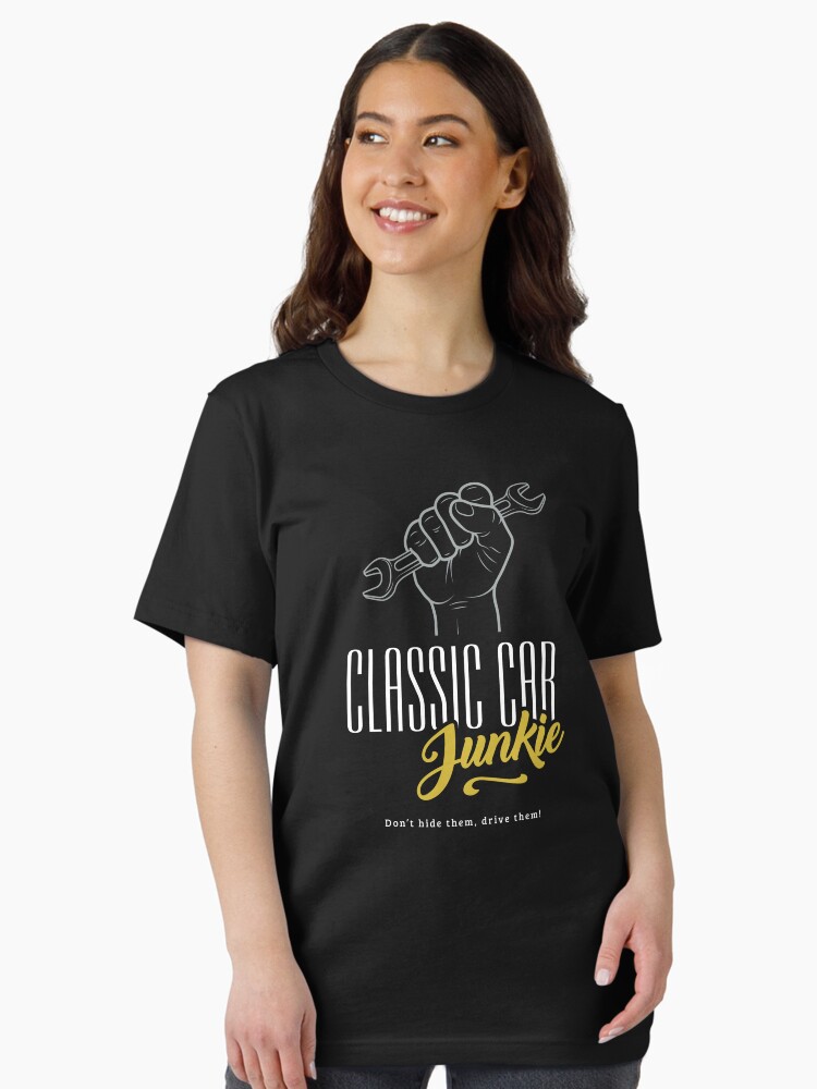 Thumbnail 2 of 7, Essential T-Shirt, Classic Car Junkie - Car Mechanic Garage Tools spanner designed and sold by Joemungus.
