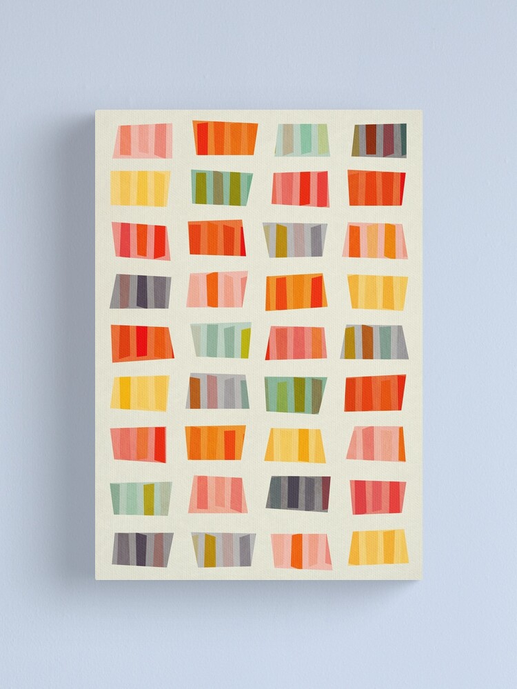 Thumbnail 1 of 3, Canvas Print, Beach Towels designed and sold by daisy-beatrice.