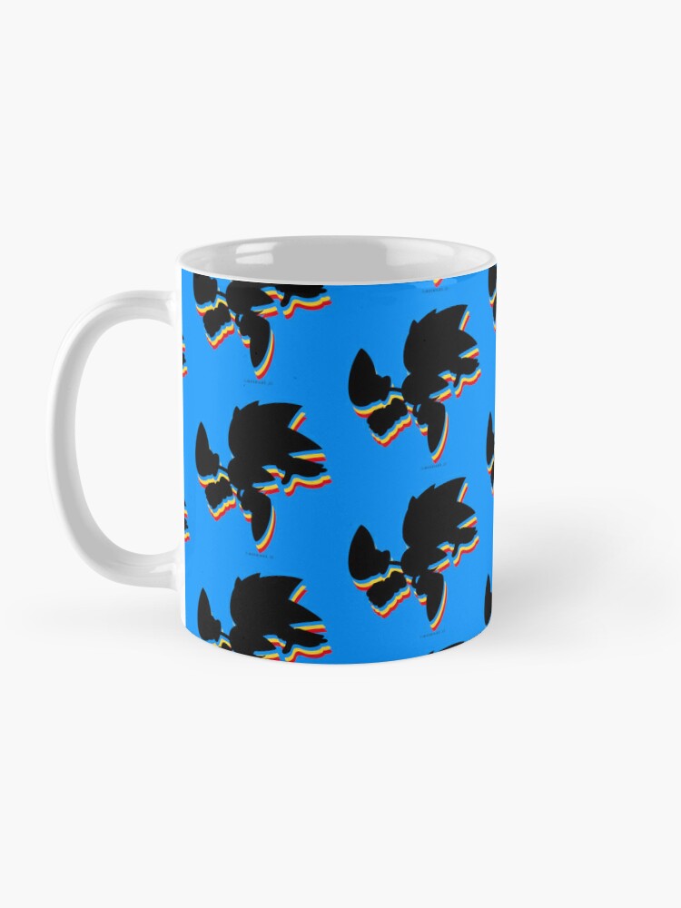 Sonic the Hedgehog Coffee Mug with free Sonic enamel pin)