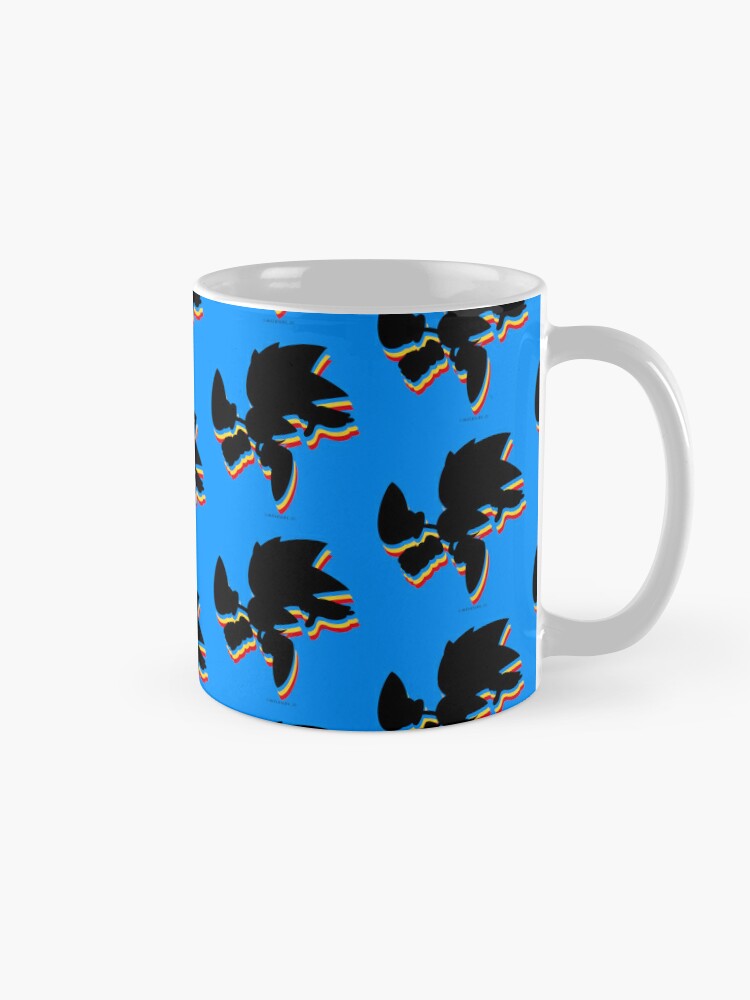 Sonic the Hedgehog Coffee Mug with free Sonic enamel pin)