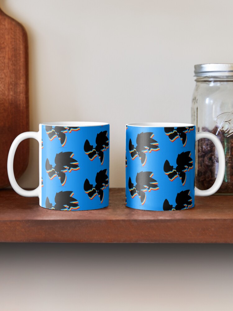 Sonic the Hedgehog Coffee Mug with free Sonic enamel pin)