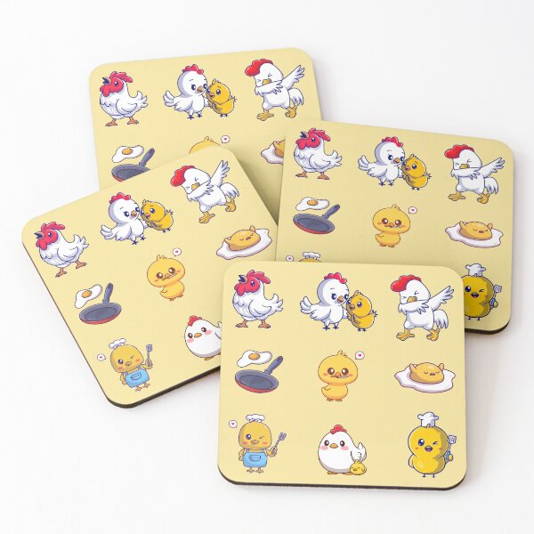 Item preview, Kawaii Chicken and Eggs Pack designed and sold by everything4eva.