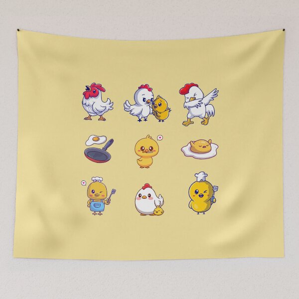 Item preview, Kawaii Chicken and Eggs Pack designed and sold by everything4eva.