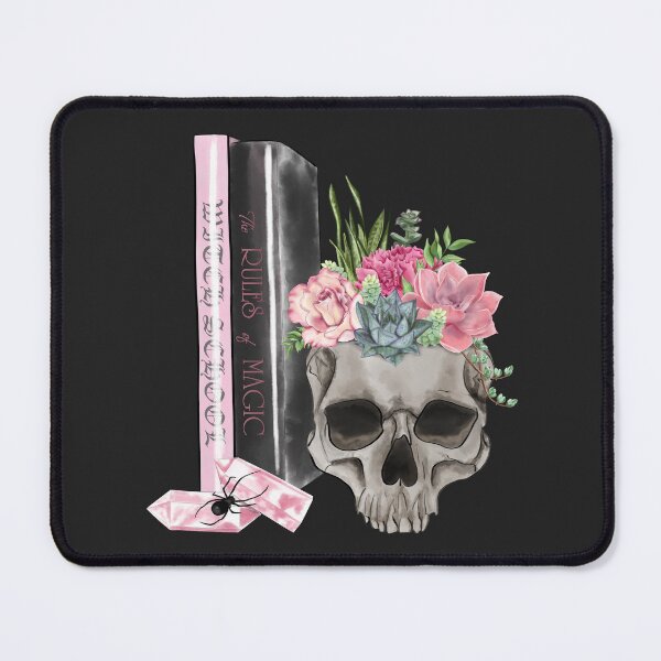 Item preview, Halloween Skull Magic Blacк Pink Fashion Witch Watercolor Illustration Halloween Party Autumn designed and sold by CreativeBu.