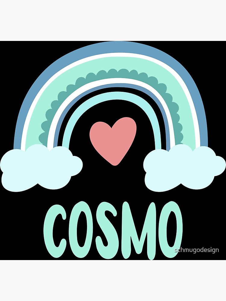 Disover Cosmo Name Rainbow Baby Premium Matte Vertical Poster