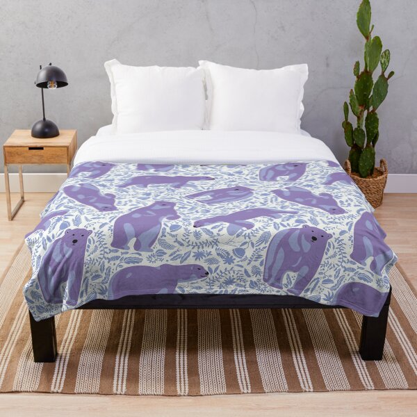 Item preview, Arctic polar bear - purple designed and sold by Flyingwall.