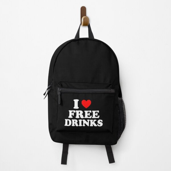 Item preview, I Heart Free Drinks I Love Free Drinks  designed and sold by Tema EL.
