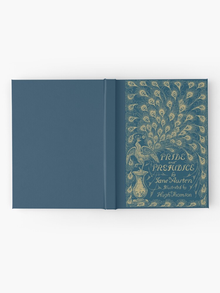 Pride and Prejudice, 1894 Peacock Cover in Blue Greeting Card for Sale by  MeganSteer