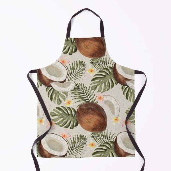 Item preview, Coconuts About You Tropical Vintage Pattern (Off White) designed and sold by ‧͙⁺˚*・༓☾ Moon Saikia ☽༓・*˚⁺‧͙.