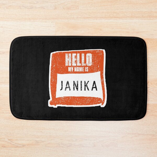 Item preview, Hello My Name Is Janika Label designed and sold by vibeno1.
