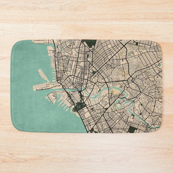Item preview, Manila City Map of the Philippines - Vintage designed and sold by deMAP.