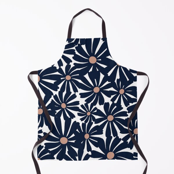 Item preview,  Mod Navy Blue Flowers designed and sold by meggydesigns.
