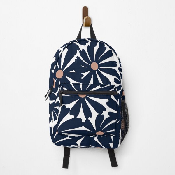 Item preview,  Mod Navy Blue Flowers designed and sold by meggydesigns.