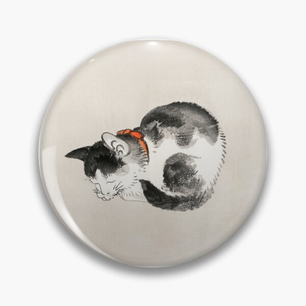 Item preview, Sleeping cat Japanese, Kōno Bairei, 1858 designed and sold by gani-75.