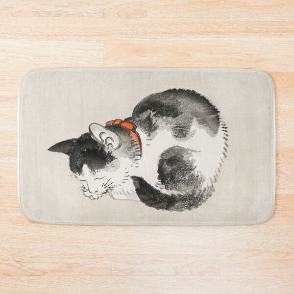 Item preview, Sleeping cat Japanese, Kōno Bairei, 1858 designed and sold by gani-75.