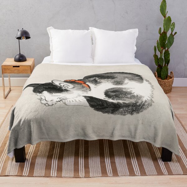 Item preview, Sleeping cat Japanese, Kōno Bairei, 1858 designed and sold by gani-75.