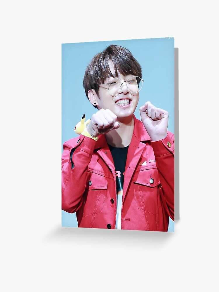 Shy Shy Shy Kookie Greeting Card By Jeoncena Redbubble