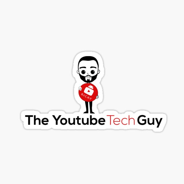 YouTube Tech Guy Sticker