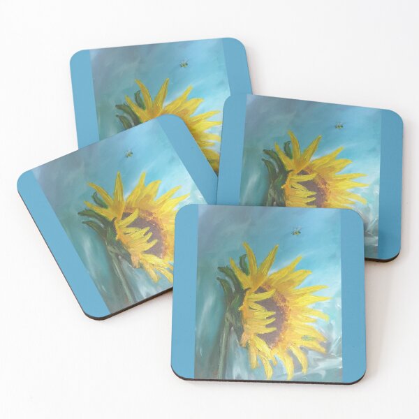 Item preview, Sunflower and bee designed and sold by EmmEart.