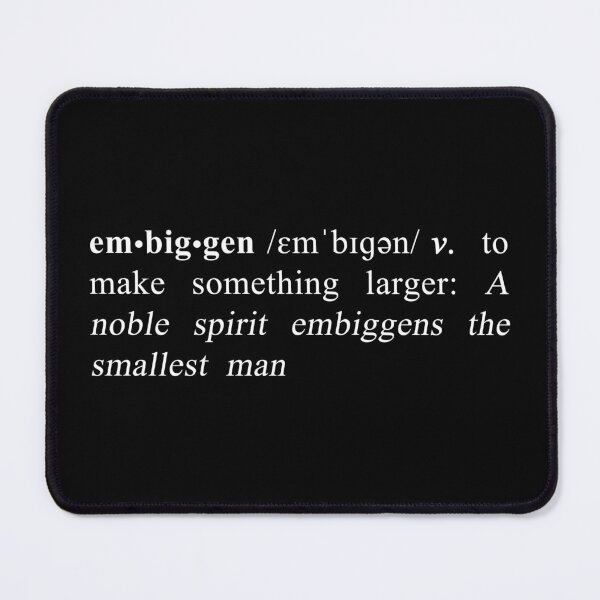 Item preview, Definition of Embiggen - White designed and sold by sonof8bit.