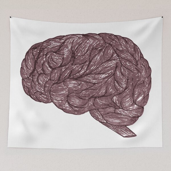 Item preview, Brain, tangled thoughts and my anxiety designed and sold by Wendy Steinberg Artist.