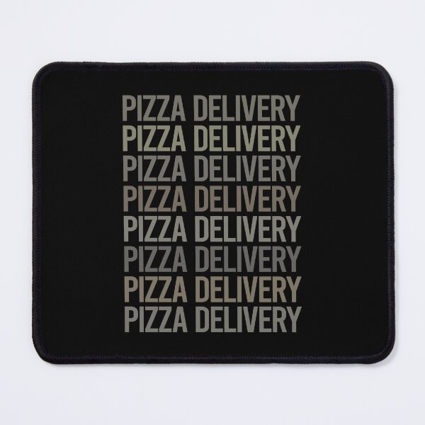 Item preview, Gray Text Art Pizza Delivery designed and sold by TarynBrown3126.