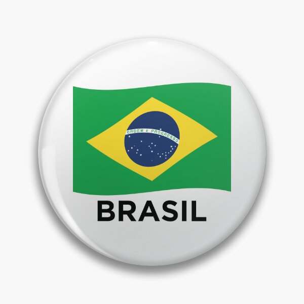 Item preview, Bandeira do Brasil Wave With Text (On White) designed and sold by STUDIO-72.