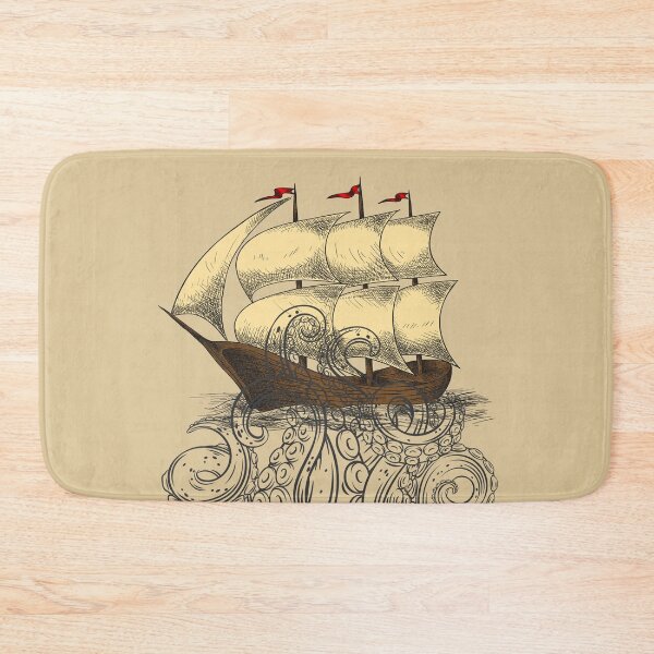Item preview, Kraken Attacking Sailor Ship designed and sold by ArtOfStars.