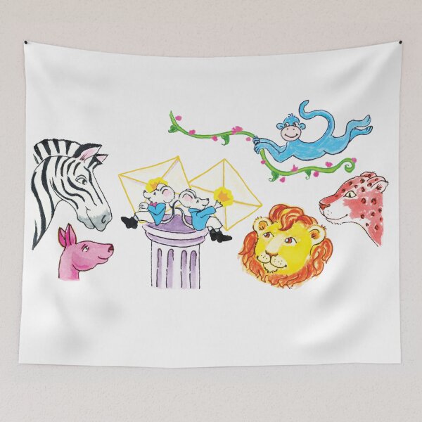 Item preview, "King Leo’s Mice Inviting Guests" designed and sold by gigiamal.