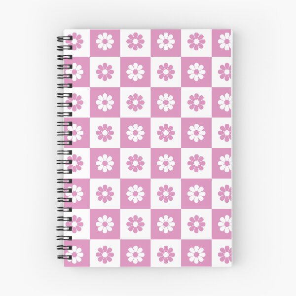 Item preview, Pink and White Checkered Flowers Pattern | Pink Floral Chekerboard  designed and sold by thelustrous.