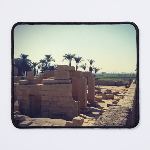 Item preview, Mortuary Temple of Seti I and Egyptian Countryside - Luxor, Ancient Egypt Photography designed and sold by art-of-egypt.