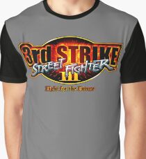 Street Fighter III: 3rd Strike - Fight for the Future logo Graphic T-Shirt