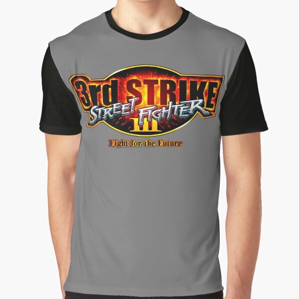 Vista previa del artículo con la obra «Street Fighter III: 3rd Strike - Logotipo de Lucha por el futuro», diseñado y vendido por PitadorBoy.