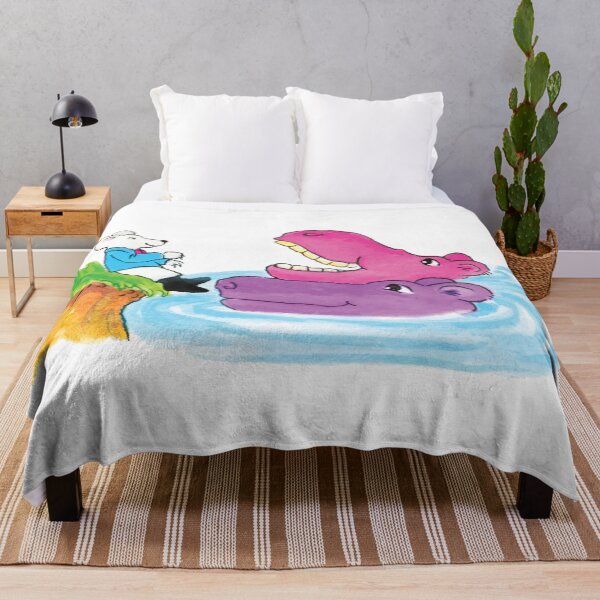 Item preview, "King Leo’s Palace Mouse Inviting Hippos" designed and sold by gigiamal.