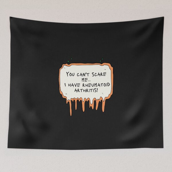 Item preview, Spoonie Awareness Sticker | I Have Rheumatoid Arthritis You Can't Scare Me | Funny Spoonie Decal designed and sold by positivelyrheum.