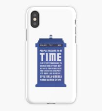 Timey Wimey iPhone Case
