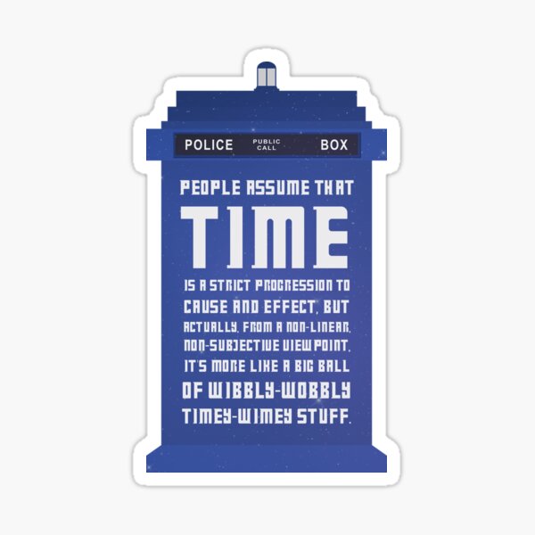 Timey Wimey Sticker