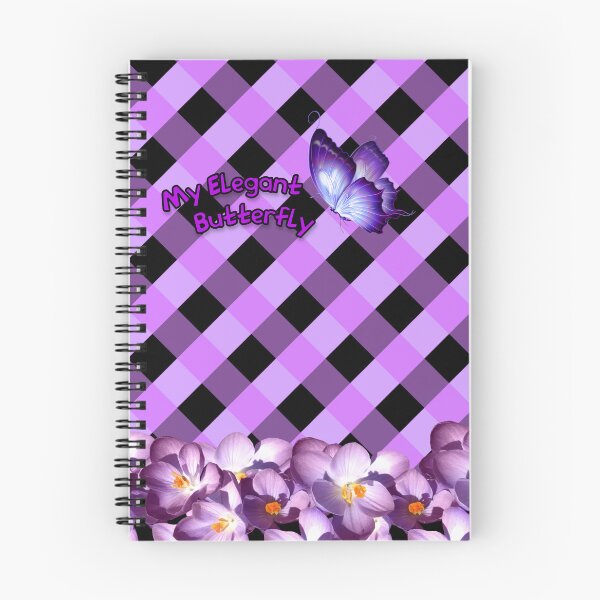 Aperçu de l'œuvre mon élégant papillon violet créée et vendue par IDEA-STORE.