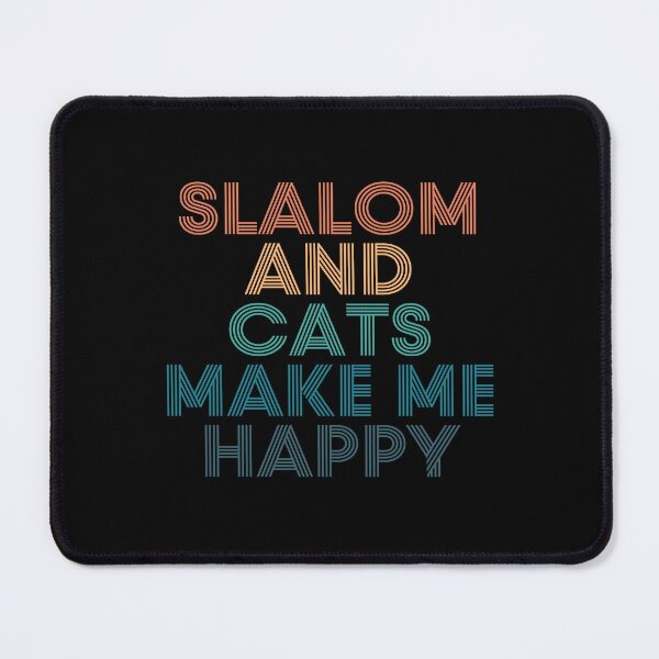 Item preview, Slalom And Cats Make Me Happy- Gift for Slalom & Cats Fans designed and sold by kindxinn.