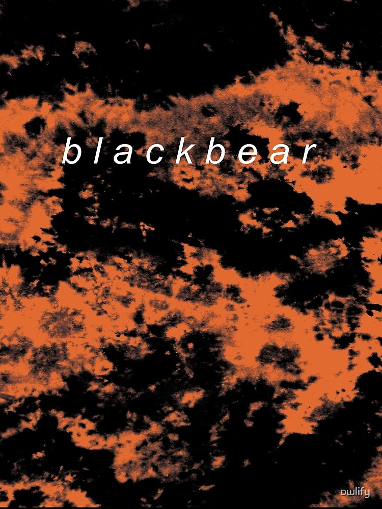 blackbear orange tie dye shirt