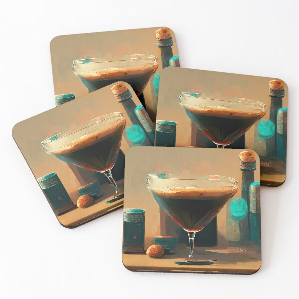 Item preview, EspressoMartini | Cocktail | Artwork | Illustration designed and sold by Designsssssssssssssssss.