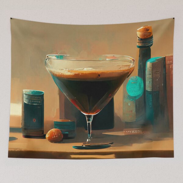 Item preview, EspressoMartini | Cocktail | Artwork | Illustration designed and sold by Designsssssssssssssssss.