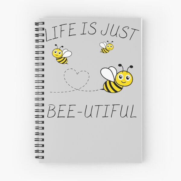 Item preview, Life is Beautiful Bee Pun designed and sold by to-esu.