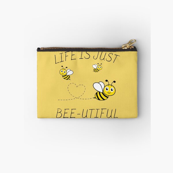 Item preview, Life is Beautiful Bee Pun designed and sold by to-esu.