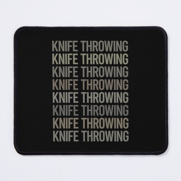 Item preview, Gray Text Art Knife Throwing designed and sold by TarynBrown3126.